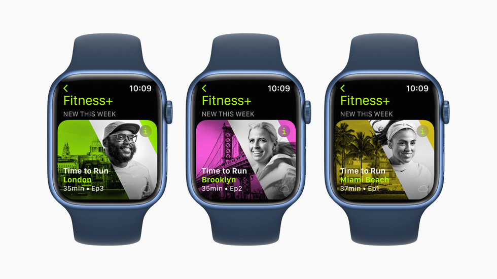 New Apple Fitness+ features for apple watch