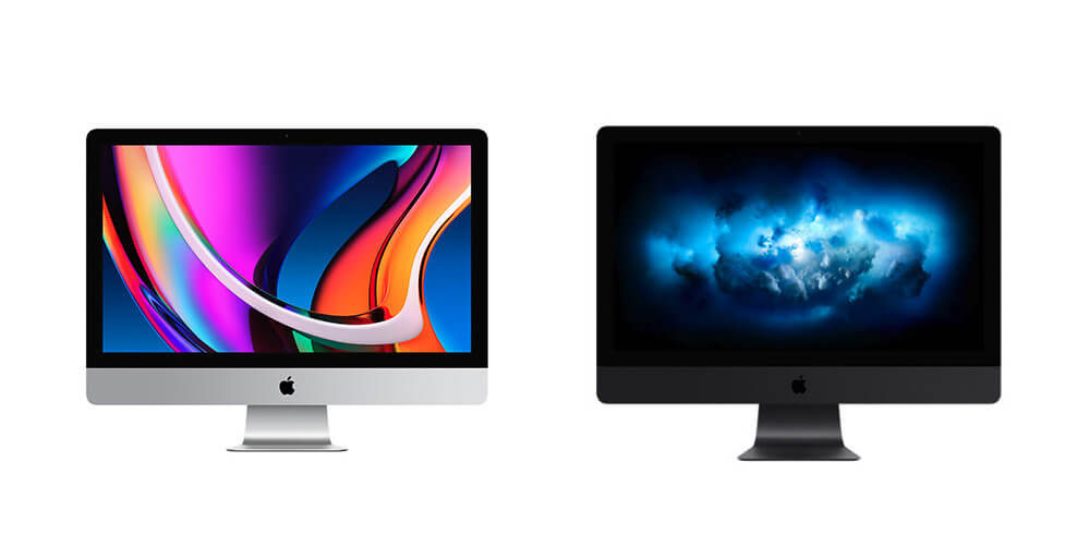 The iMac Pro with a 27-inch screen diagonal