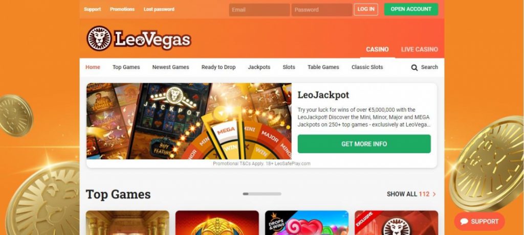 Leo Vegas app