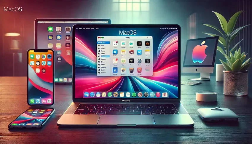 Apple MacBook with macOS