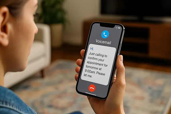 Real-time call transcription